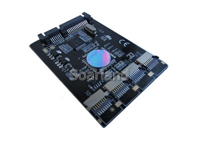Quad micro SD to SATA Adapter