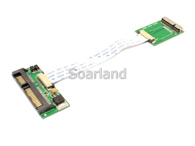 MacBook Air+Retina 17+7 PIN SSD to SATA Flexible Adapter