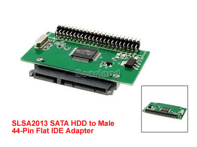 sata hdd to male 44 pin 2.5" flat adapter