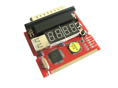 Sintech Scheda Di Diagnostica POST PCI / Mini PCI-e Con Display LCD - Tester Per Computer E Notebook
