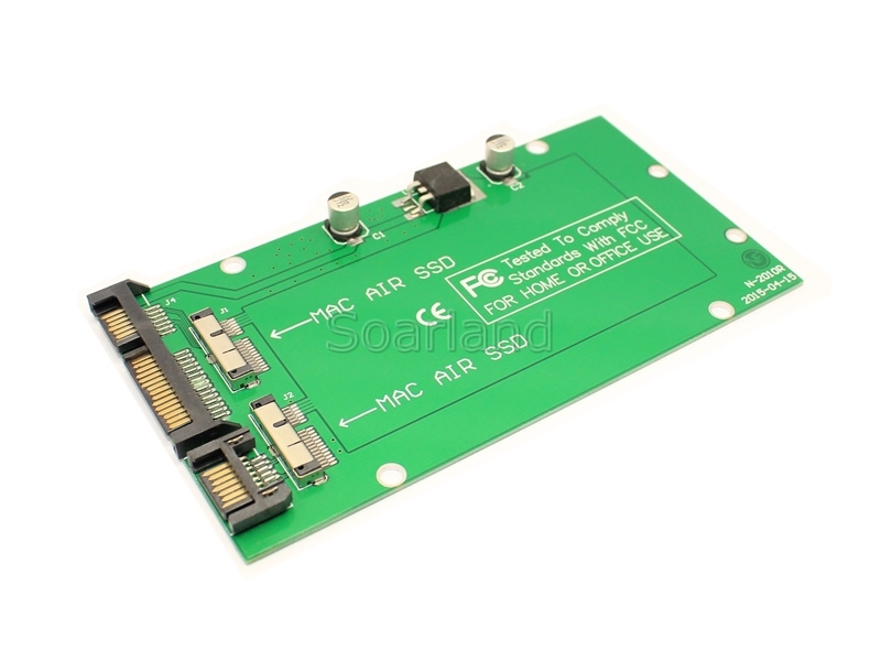 Dual MACBOOK AIR SSD to SATA Adapter