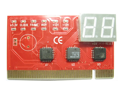 2-Digit PCI Motherboard Diagnostic Debug Card