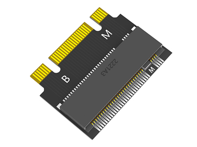 M.2 Key-M 2230 to KEY B+M 2242 Adapter