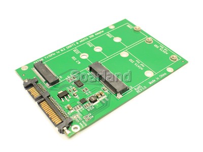 NGFF M.2 / mSATA to SATA Adapter