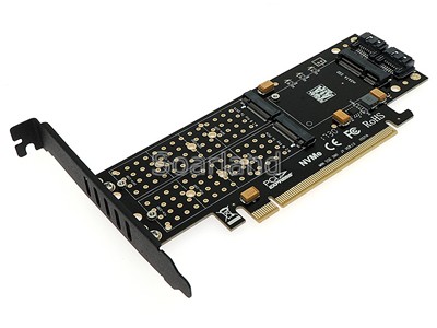 PCIe M.2 mSATA Combo Card