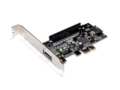 PCIe eSATA SATA IDE Combo Adapter JMB363