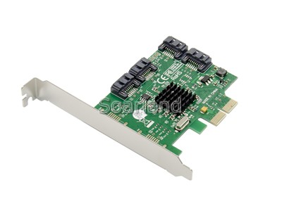 PCIe 4 Ports SATA3 Raid Adapter 88SE9230