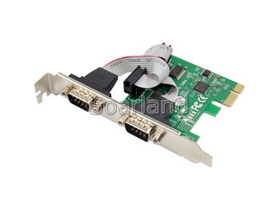 PCIe 2 Ports Serial RS232 Card AX99100