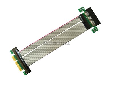 Flexible PCI-E 4x Riser Card Extender