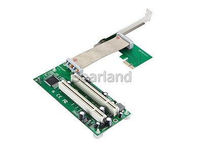 PCIe to dual PCI Riser Adapter