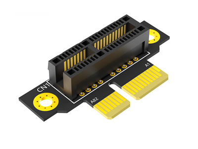 1U Reversed PCIe 3.0 x1 Riser Card