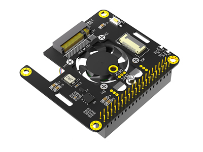 M.2 KEY-M NVMe to Raspberry Pi 5 PCIe Adapter