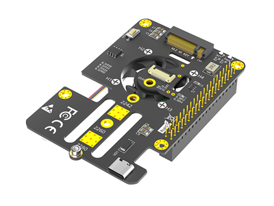 M.2 KEY-M NVMe to Raspberry Pi 5 PCIe Adapter