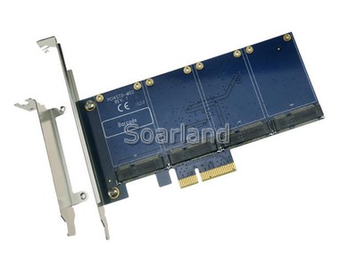 PCIe to 4 ports mSATA Adapter