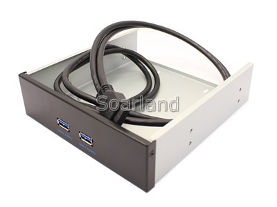 19 Pin USB 3.0 CD-ROM Rack 2-Port